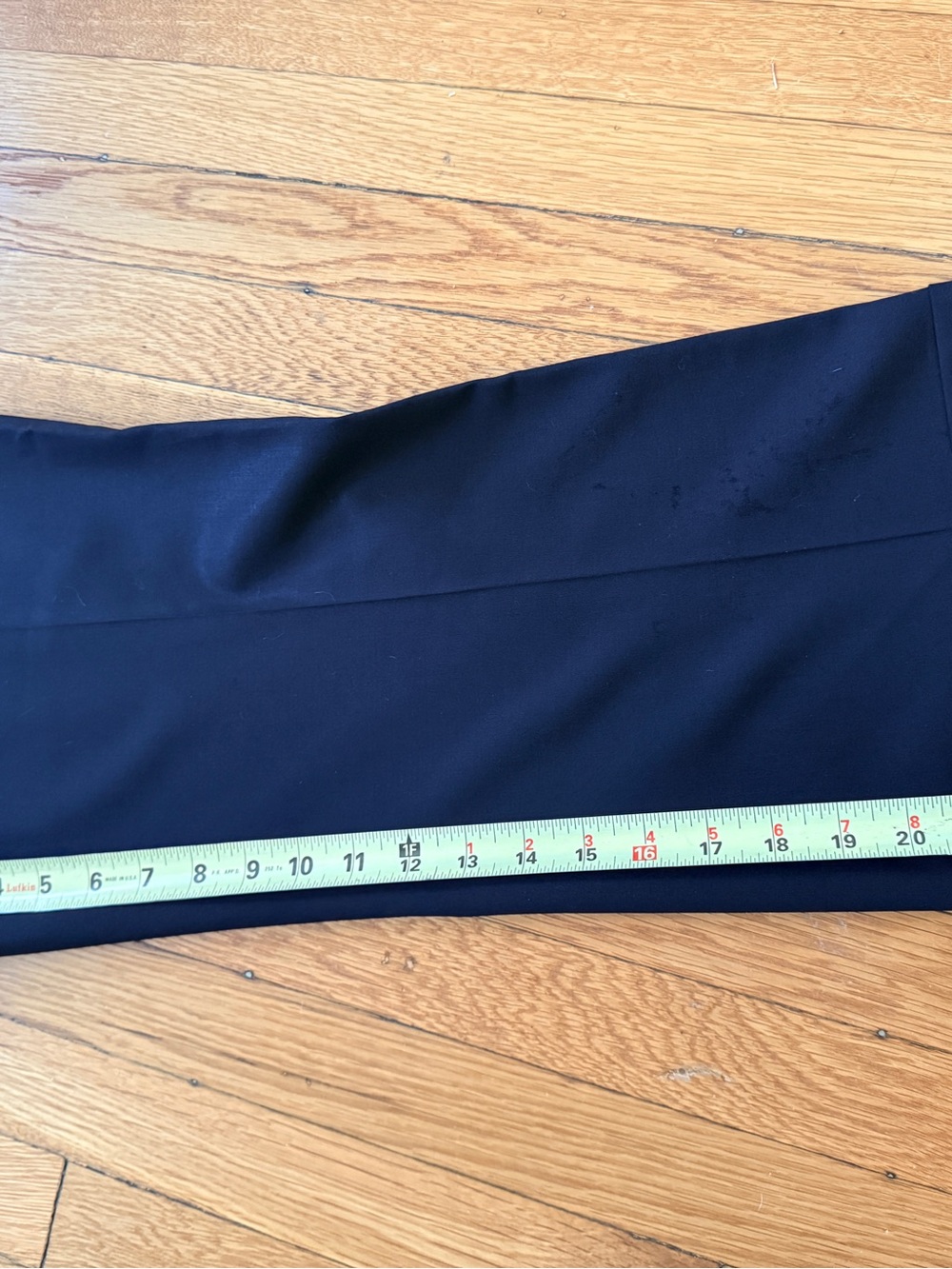 Classiques Entier Black Cropped Wool Slacks Size 4 Lightweight Wide Leg - Picture 4 of 7